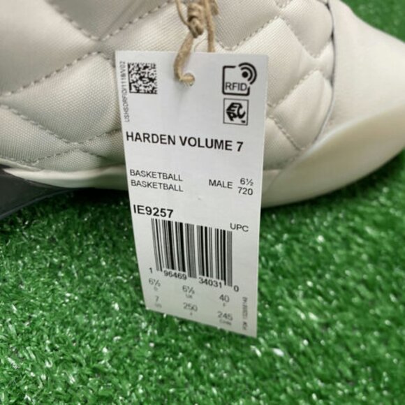 Adidas Harden Vol. 7 Low Basketball Shoes Gray IE9257 NEW* Men’s Sz 7/WMNS 8 main image 5